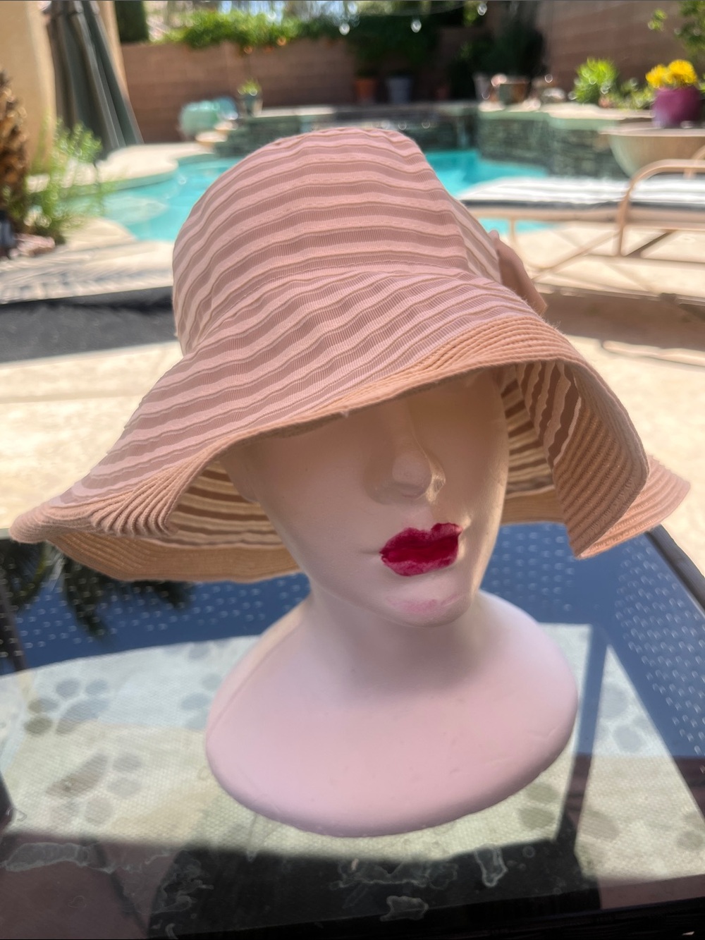 NWT Bucket Ribbon Sun Hat - Picture 2 of 6